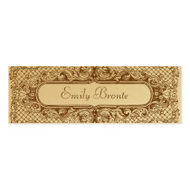 Gold Vintage Look Skinny Card business cards