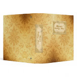 Gold Vintage Wedding Binder
