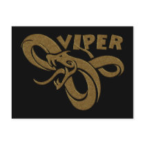 GOLD VIPER postcards by dgpaulart GOLD VIPER postcards