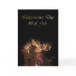 Gold w/Bluestreaks Fireworks cards
