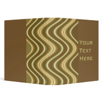 gold wave binders by DonnaGraysonAbstract gold wave binders