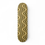 gold waves skate board decks