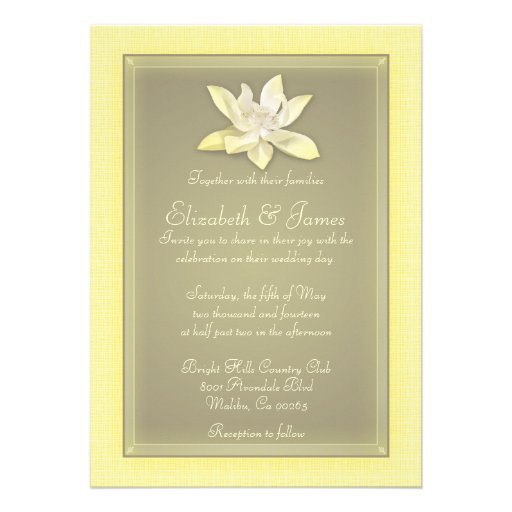 Gold Wedding Invitations