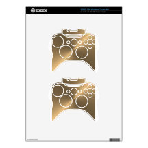 Gold Xbox 360 Controller Skins