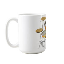 Gold / Yellow Drum Kit: Mug