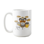 Gold / Yellow Drum Kit: mugs