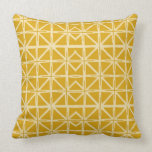 Gold/Yellow Pattern Throwr Pillow