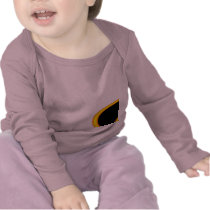 Gold Yin Yang Turtle 2-Sided Infant Longsleeve Shirt
