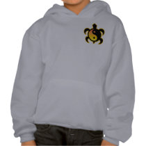 Gold Yin Yang Turtle 2-Sided Kids' Sweatshirts