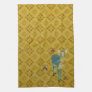 Golddust Fawn & Butterfly Damask MoJo Towel