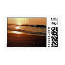 Golde sunset in Canada, postage stamp by design_girl Golde sunset in Canada, postage stamp