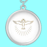 Golden "3-D" Ascent of The Holy Spirit necklaces