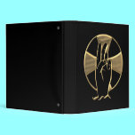Golden "3-D" Hand of God 2 binders