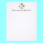 Golden "3-D" Hand of God 3 letterhead