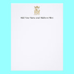 Golden "3-D" IHC with Crown letterhead