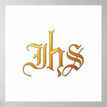 Golden "3-D" IHS Print