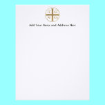 Golden "3-D" Jesus Christ: Conquers letterhead