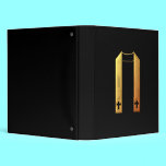 Golden "3-D" Liturgical Stole binders