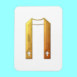 Golden "3-D" Liturgical Stole magnets
