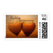 Golden 50 year anniversary Postage stamp