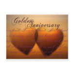 Golden 50 year anniversary post card