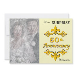 Golden (50th) Anniversary Party invitations invitation