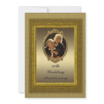 Golden 50th Wedding Anniversary Party Invitation