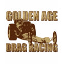 golden age drag racing digger dragster t-shirts