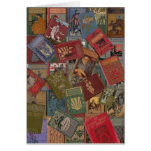 Golden Age of Books Greeting Card