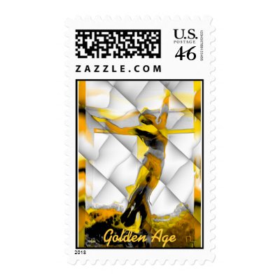 Golden Age  Postage Stamp by nefera