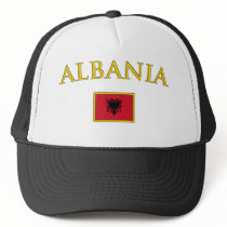 Golden Albania Mesh Hats