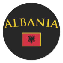 Golden Albania Sticker