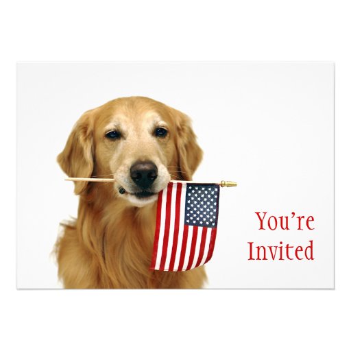 Golden and American Flag Announcement