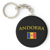 Golden Andorra Key Chains