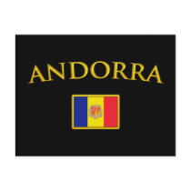 Golden Andorra Post Card