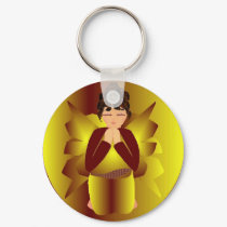 Golden Angel keychains by Yve_13 Golden Angel keychains