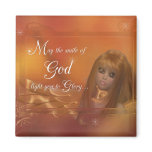 Golden Angel - May the Smile of God...Magnet