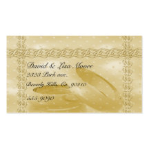 Golden Anniversary Bands Of Love Business Card Templates