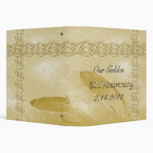Golden Anniversary Bands Of Love Set 3 Ring Binder