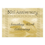 Golden Anniversary Bands Of Love Set invitations