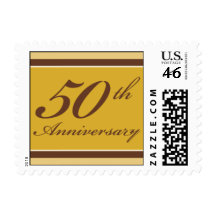 Golden Anniversary Blocks Postage Stamps