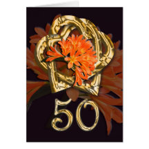 Golden Anniversary Congratulations Card