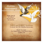 golden anniversary invitation