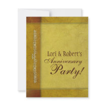 Golden Anniversary or Event Invitations invitations