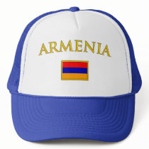 Golden Armenia Mesh Hat