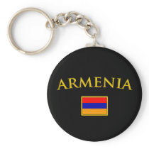 Golden Armenia Keychains