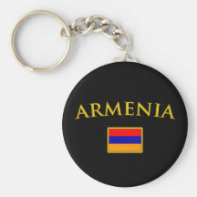 Golden Armenia Keychains