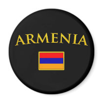 Golden Armenia Magnets