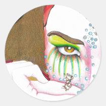 artsprojekt, illustration, sticker, modern, eye, aroma, perfume, balm, fragrance, incense, look, see, watch, watching, vision, design, woman, portrait, girl, female, lady, art, drawing, pencil, perception, eyesight, perceiving, view, seeing, sight, balminess, bouquet, cologne, eau, essence, odor, Sticker with custom graphic design
