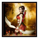 Golden Arrow Poster posters by cymbidium Golden Arrow Poster posters